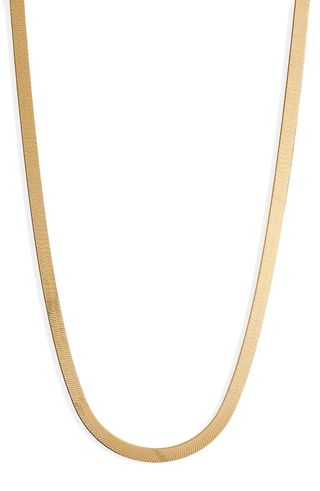 Argento Vivo + Herringbone Chain Necklace