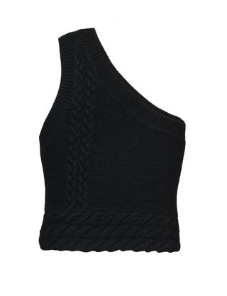 Pixie Market + One Shoulder Knit Top