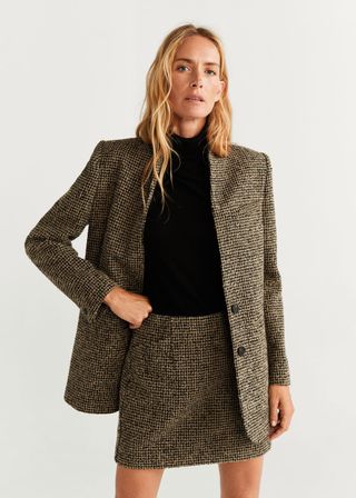 Mango + Tweed Blazer