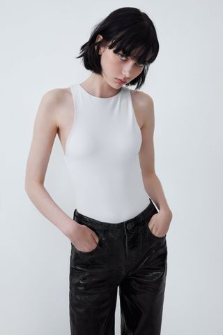 Zara + Halter Bodysuit