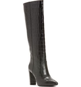 Paige + Carmen Knee-High Croc Boots