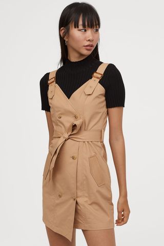 H&M + Cotton Bib Overall Dress