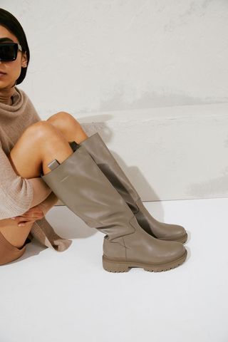 H&M + Knee-High Boots