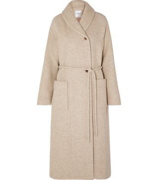 Le 17 Septembre + Belted wool-blend coat