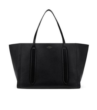 Smythson + Medium Ciappa Tote in Large Grain Leather