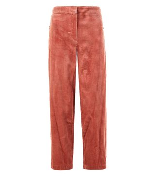 M&S Collection + Evie Corduroy Straight Leg 7/8th Trousers
