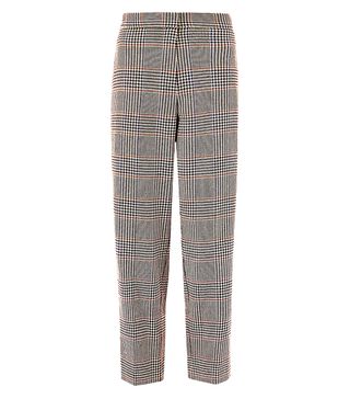 M&S Collection + Evie Checked Straight Leg 7/8th Trousers
