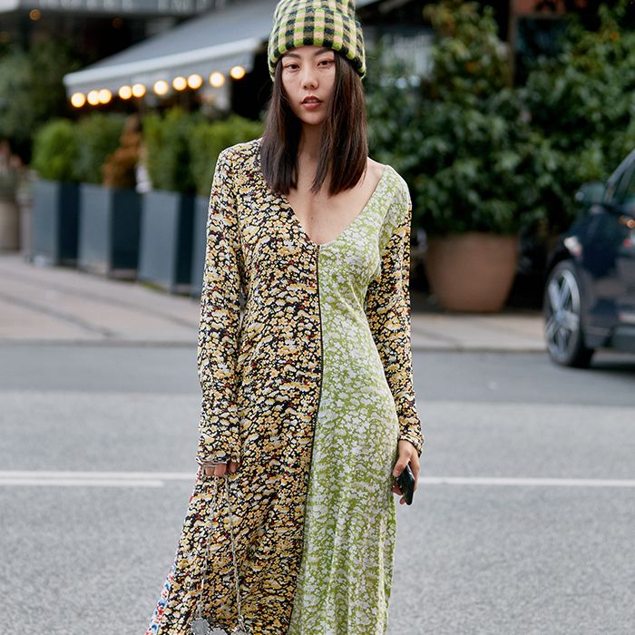 Everyone's Wearing This Stine Goya Floral Dress This Season | Who What Wear Everyone's Wearing This Stine Goya Floral Dress This Season | Who What Wear