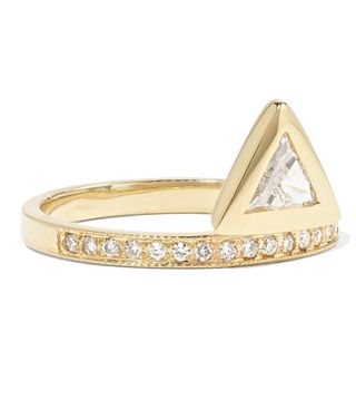 Jacquie Aiche + 14-Karat Gold Diamond Ring