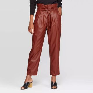 Who What Wear x Target + Mid-Rise Straight-Leg Pants