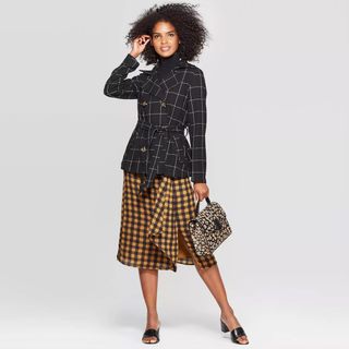 Who What Wear x Target + Plaid Coat