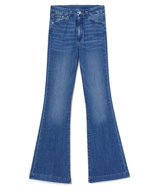 H&M + Embrace Flared High Jeans