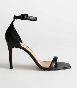 & Other Stories + Square Toe Stiletto Sandals