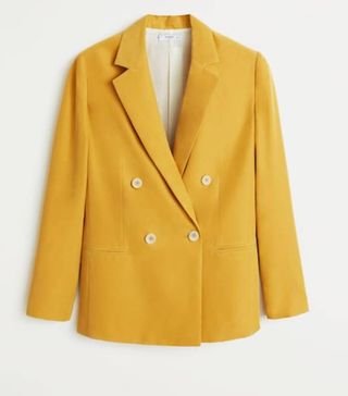 Mango + Modal-Blend Suit Blazer