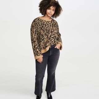 Madewell + Leopard Sweater