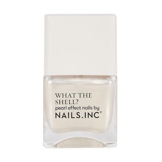 Nails Inc + Pearl Effect Nail Polish in What the Shell?