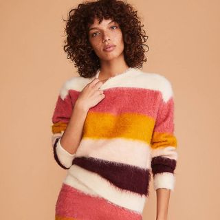 Lou 
Grey + Airbrushed Stripe Sweater