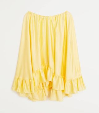 Leandra X Mango + Ruffled blouse