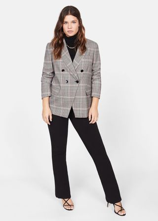 Violeta + Check Suit Blazer