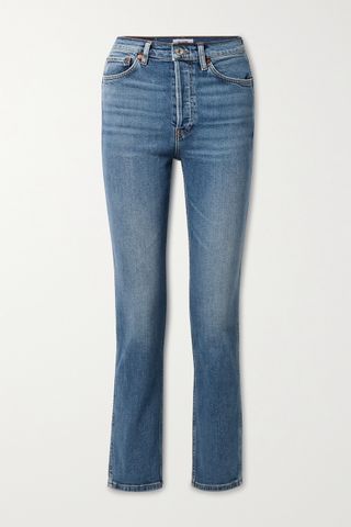 Re/Done + 80s High-Rise Slim-Leg Jeans