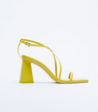 Zara + Strappy Heeled Sandals