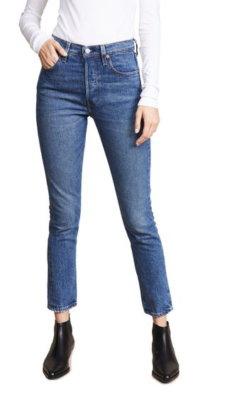 Levi's + 501 Skinny Stretch Jeans