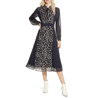 Chelsea28 + Pattern Midi Dress