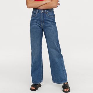 H&M + Wide-High Jeans