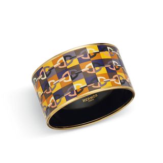 Hermès + Three Enamel Bangle Bracelets