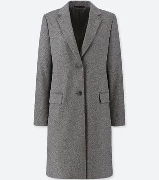 Uniqlo + Wool Cahmere Blend Chesterfield Coat