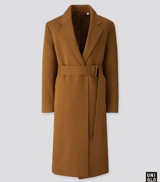 Uniqlo + Jersey Belted Chesterfield Coat