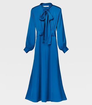 Zara + Dress With Tie Detail