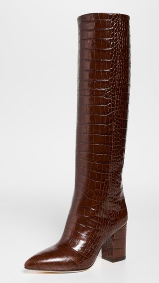Paris Texas + Tall Stacked Heel Boots