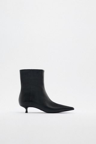 Zara + Kitten Heel Boots