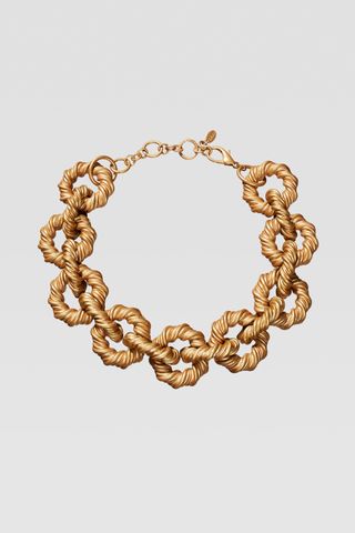 Zara + Limited Edition Embossed Link Necklace