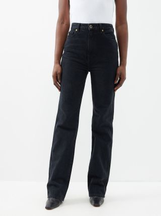 Khaite + Danielle Straight-Leg Jeans