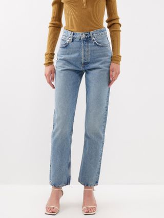 Agolde + 90s Pinch High-Rise Straight-Leg Jeans