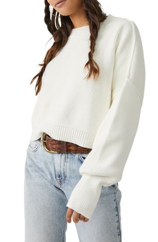 Free People + Easy Street Crop Pullover