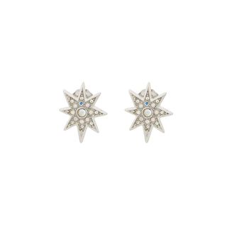 Christian Dior + Vintage Star Clip On Earrings