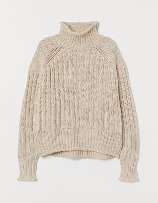 H&M + Rib-knit Turtleneck Sweater