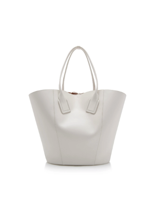 Bottega Veneta + Large Leather Basket Tote