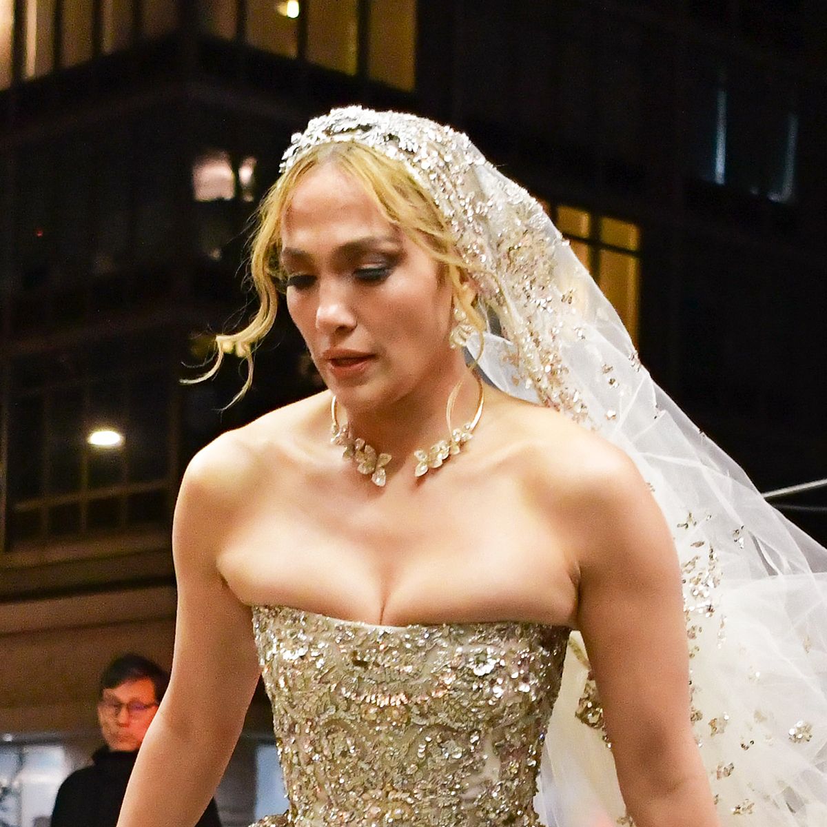 who designed jennifer lopez wedding dress All of Jennifer Lopez's wedding dresses