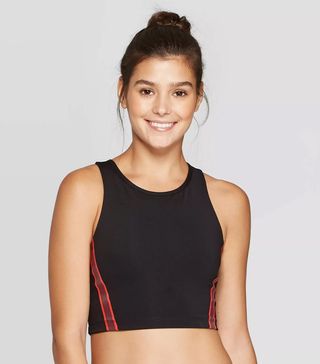 JoyLab + High Neck Long Line Sports Bra