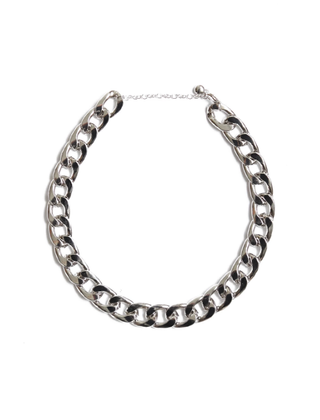 Pixie Market + Silver Chain Choker Necklace