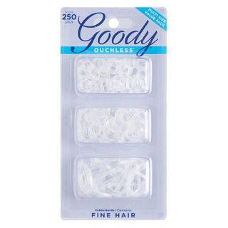 Goody + Hair Ouchless Multi Clear Polyband Elastics