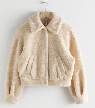 & Other Stories + Faux Shearling Teddy Jacket