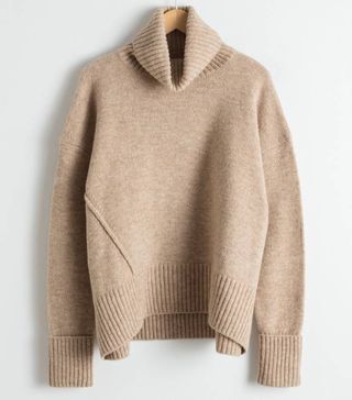 & Other Stories + Wool Blend Turtleneck Sweater