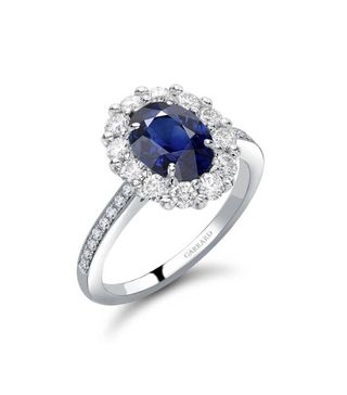 Garrard + 1735 Oval Sapphire Ring