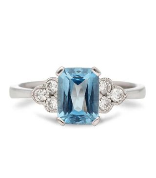 EC One + Doris Aquamarine Diamond Ring