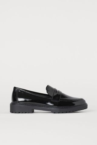 H&M + Patent Loafers